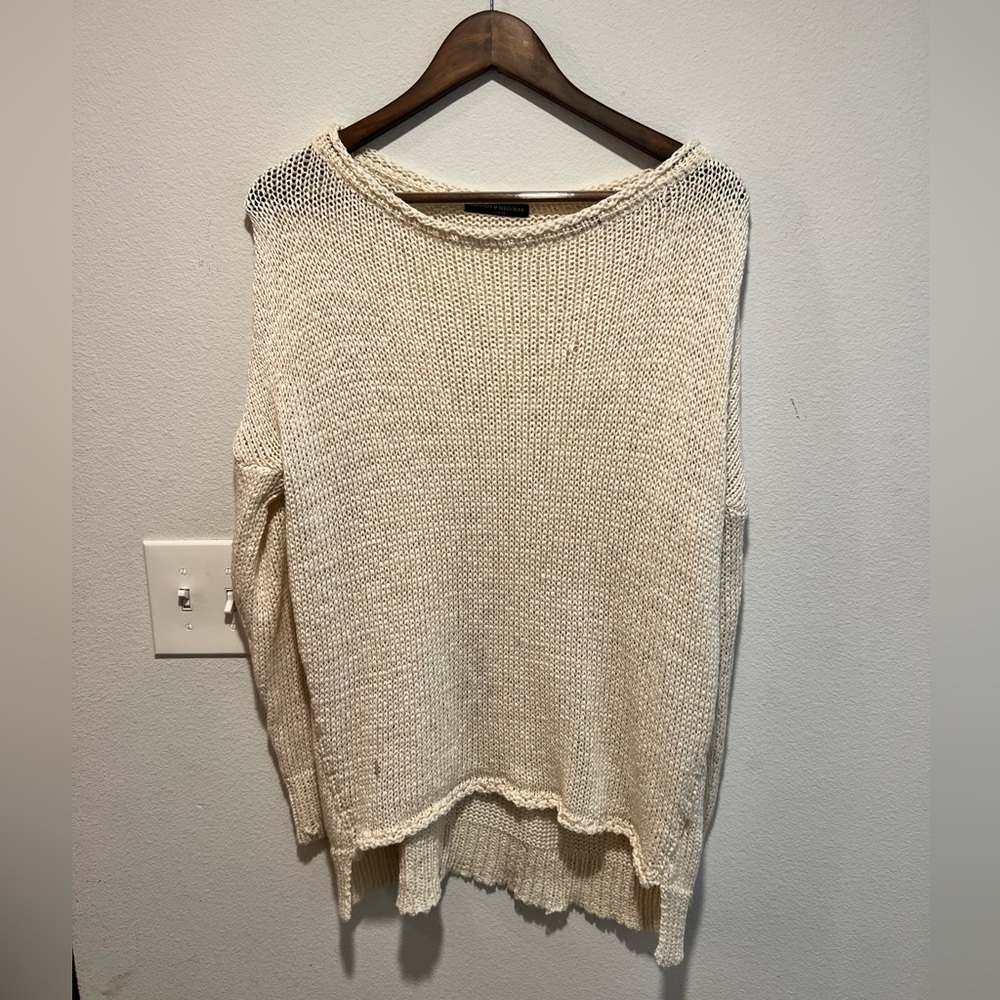 Brandy Melville cream knit sweater
